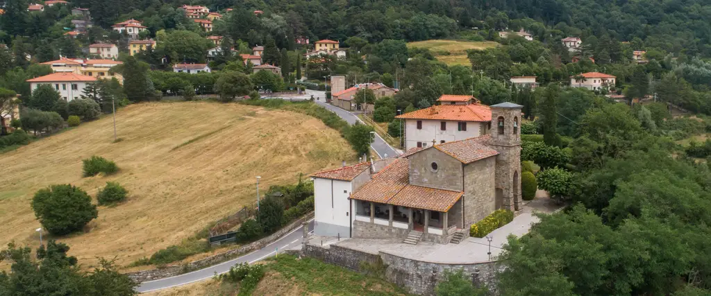 Vista panoramica della Chiesa di San Romolo