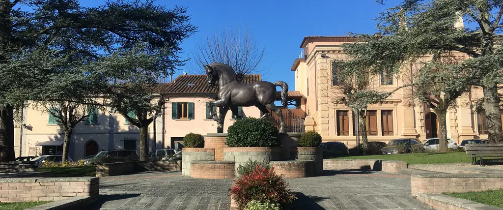 Il Cavallo di Leonardo in Piazza della Libertà