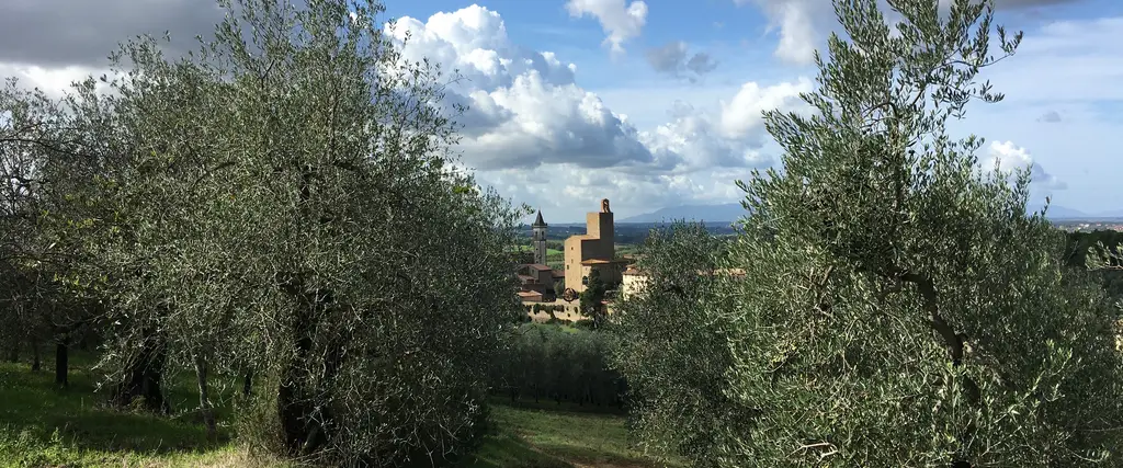 Vista dalla collina Poggio Marradino