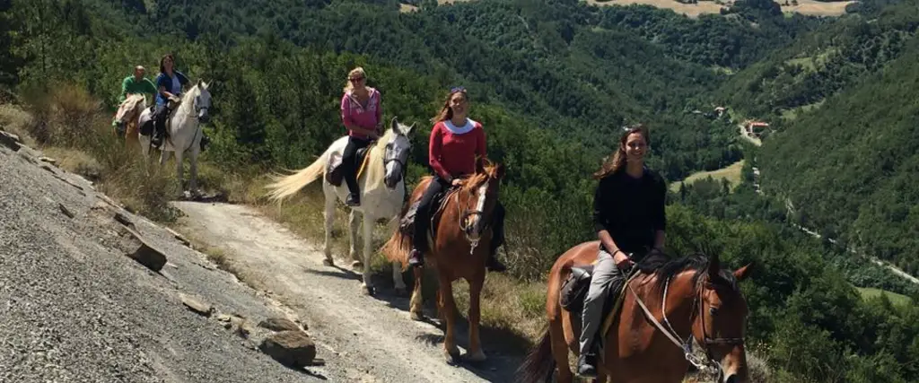 passeggiata a cavallo