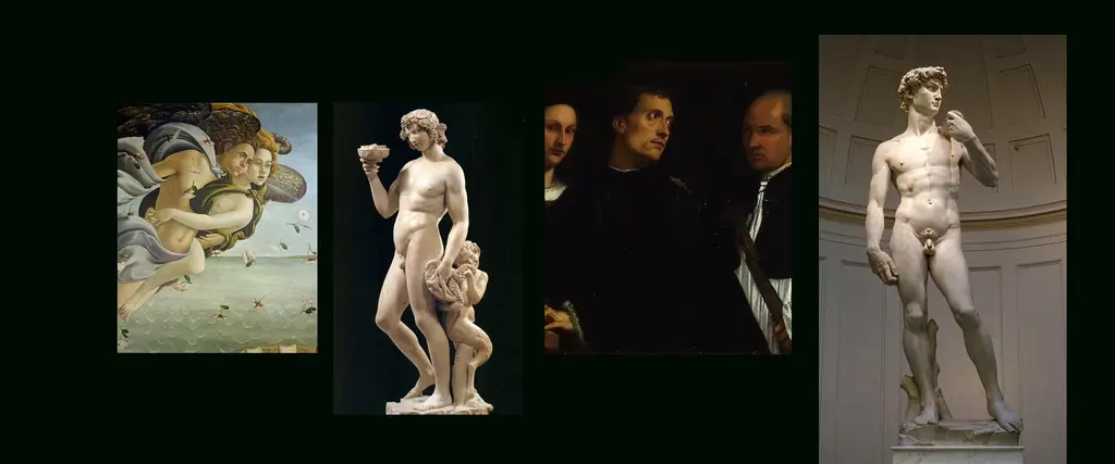 collage di opere presenti nei musei statali