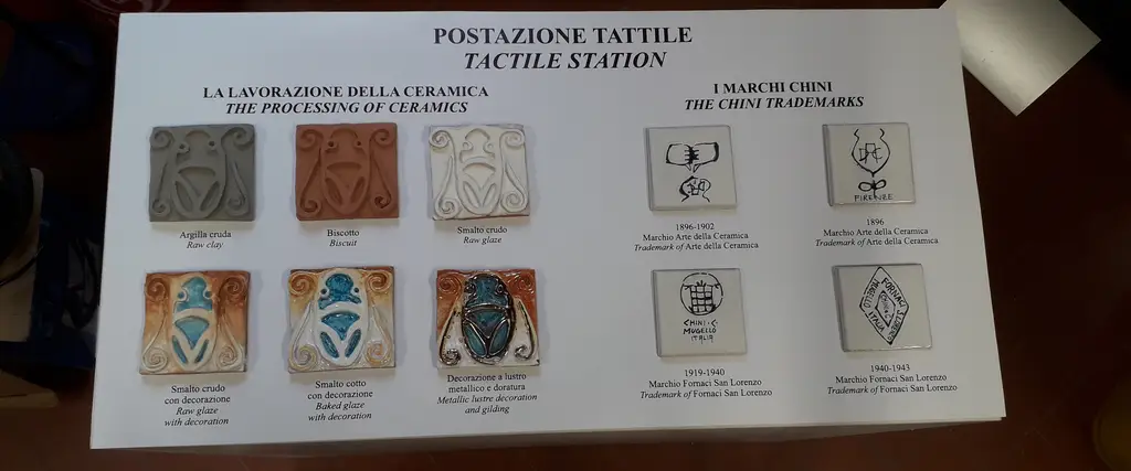 Postazione tattile Museo Chini
