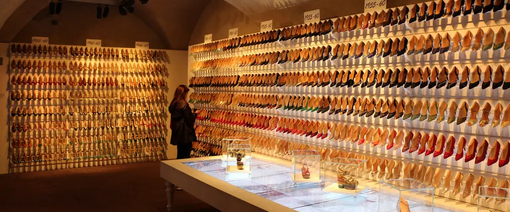 scarpe in esposizione