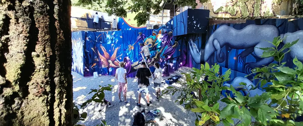 street artist all'opera