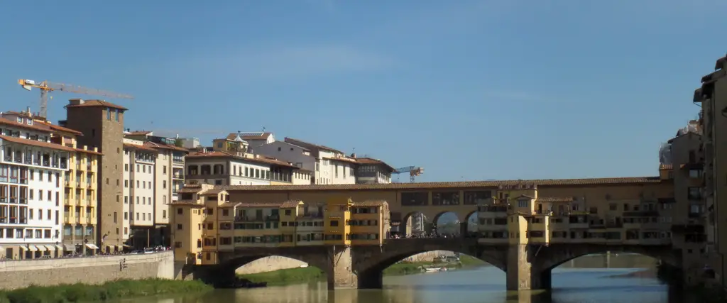 il Ponte Vecchio, su cui passa il Vasariano