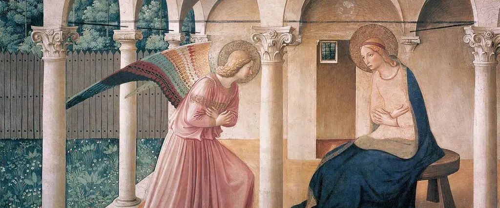 Annunciazione. Beato Angelico, museo di San Marco