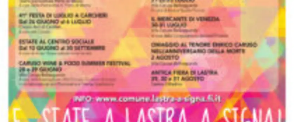 E...state a Lastra a Signa