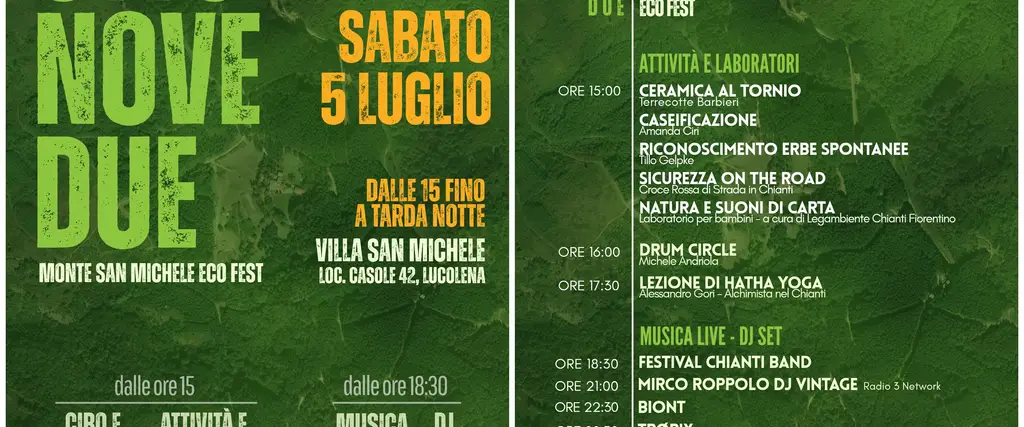 Otto Nove Due Eco Summer Fest
