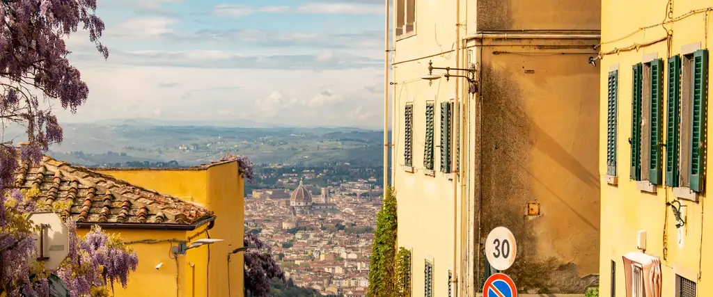 vista panoramica di Firenze da Fiesole