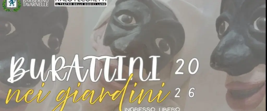 Burattini nei giardini
