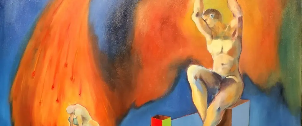 Simoncini - Prometeo, olio su tela