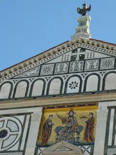 Particolare della facciata di San Miniato al Monte