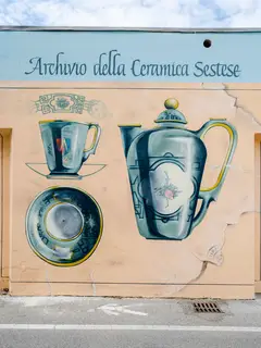 murales esterno Archivio della Ceramica