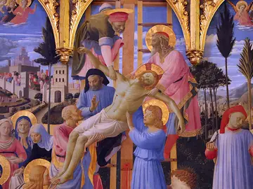 Beato Angelico, Pala strozzi della deposizione