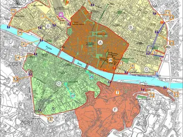 Foto mappa delle zone ztl e zcs