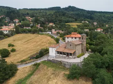 Vista panoramica della Chiesa di San Romolo