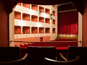 La Sala Grande vista da un palco
