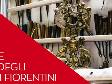 Banner Firenze Creativa con foto di bottega