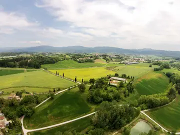 Veduta aerea del Mugello