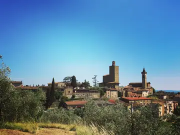 Vista dalla sommità del Poggio dello Zollaio