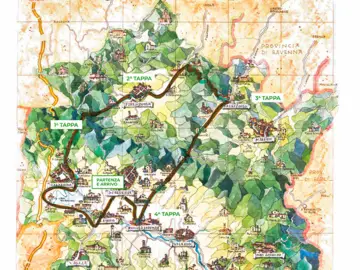 itineario granfondo Mugello