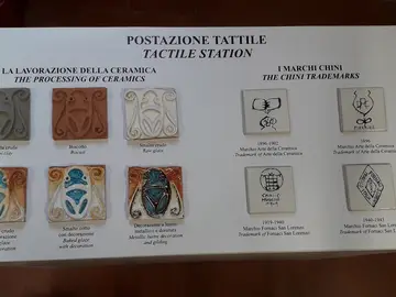 Postazione tattile Museo Chini