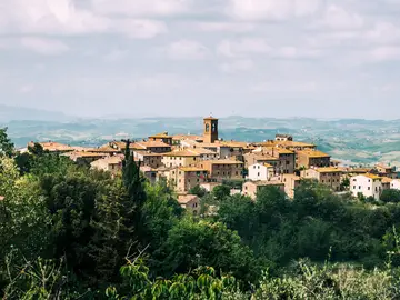 Veduta di Gambassi terme