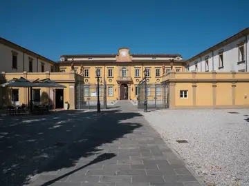 la villa, ora Biblioteca Ragionieri