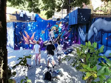 street artist all'opera