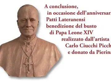 Busto Papa Leone XIV