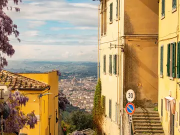 vista panoramica di Firenze da Fiesole