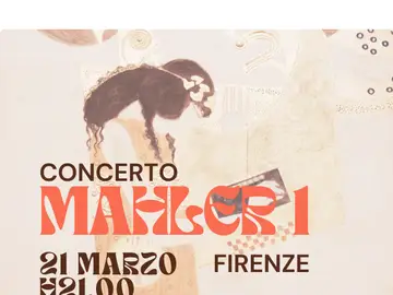 Locandina del primo concerto