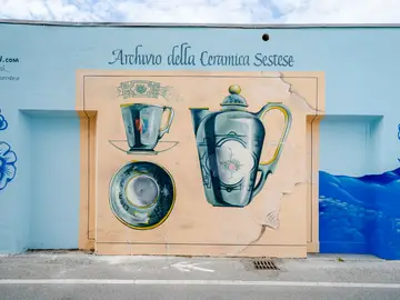 murales esterno Archivio della Ceramica