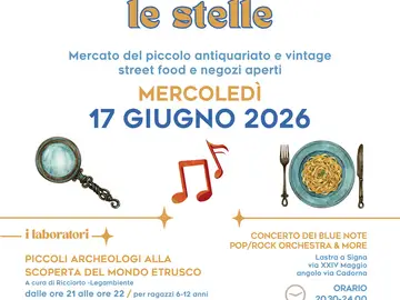 Shopping sotto le stelle