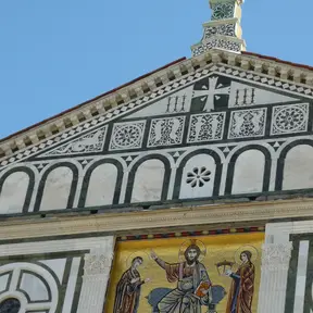 Particolare della facciata di San Miniato al Monte