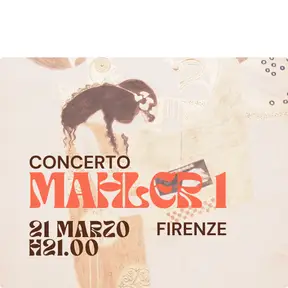 Locandina del primo concerto