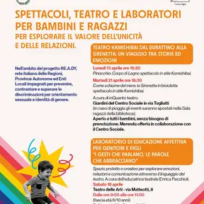Laboratori, spettacoli, teatro per bambini e ragazzi a Lastra a Signa