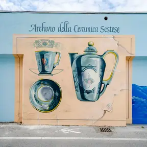 murales esterno Archivio della Ceramica