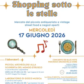 Shopping sotto le stelle