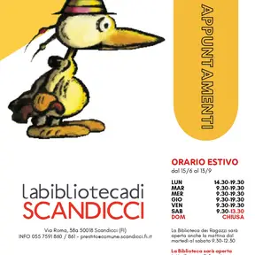 Luglio 2026 Biblioteca Scandicci