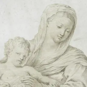 particolare di un'opera in mostra