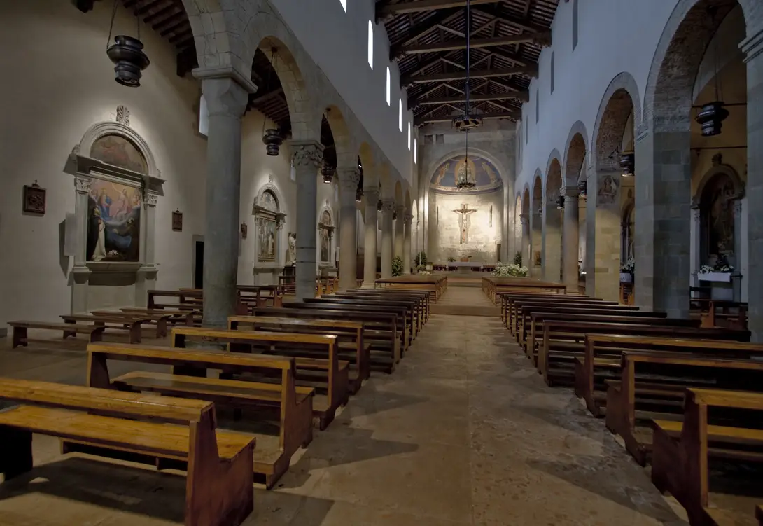 Foto della Pieve di San Lorenzo dal sito del Comune di Borgo San Lorenzo