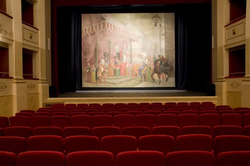 Sipario del Teatro del Popolo, Castelfiorentino. Credits: Teatro del Popolo