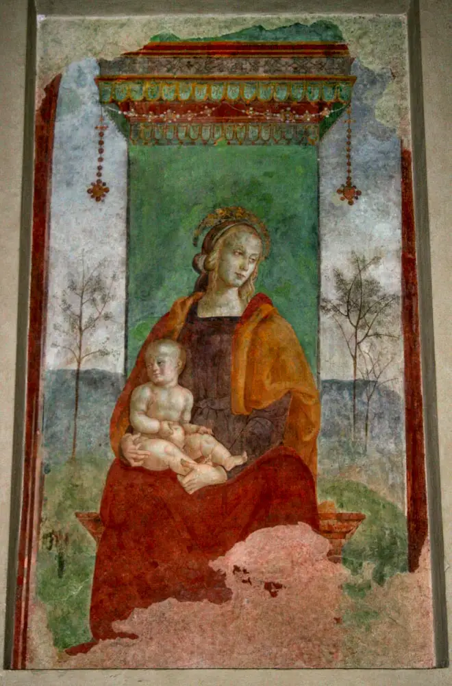 Immagine dedicata alla Vergine Maria
