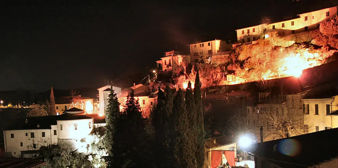 Santa Brigida illuminata