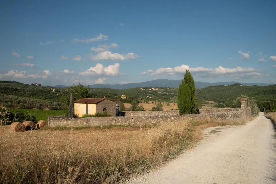 Vista sul cimitero di Badiuzza
