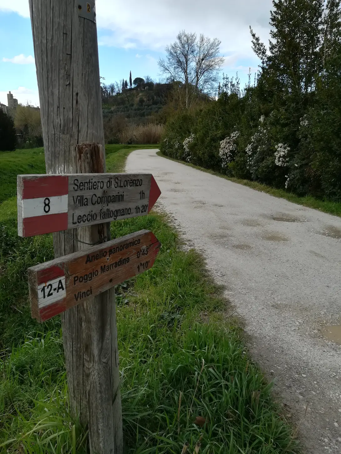 Indicazione in località Serravalle