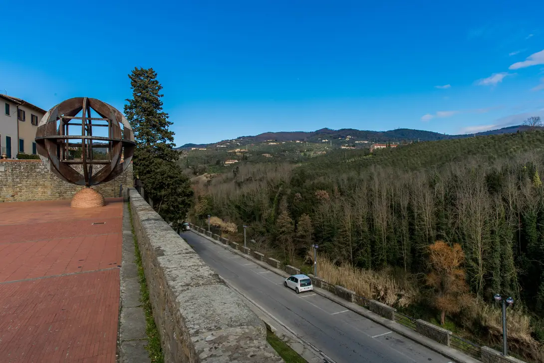 Vista sulle colline del Montalbano