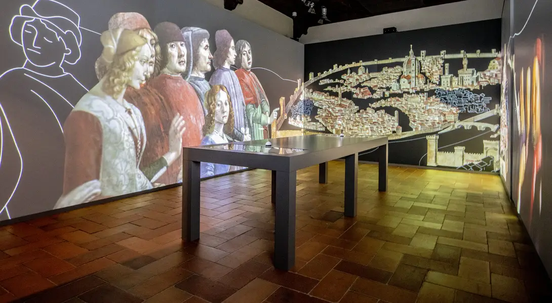 Sala immersiva "Ebbe nome Lionardo"