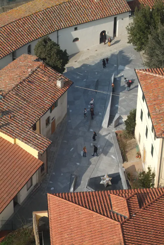 Vista aerea della Piazza